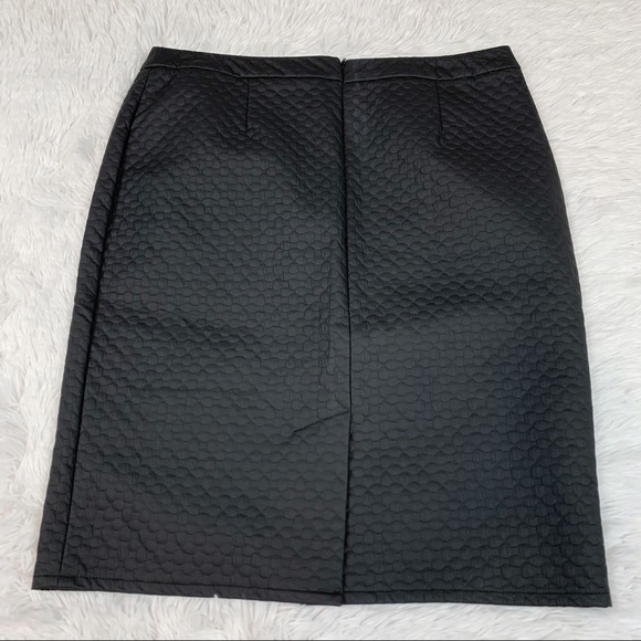 Yeohlee New York textured vegan leather pencil skirt in black workwear - Picture 7 of 13